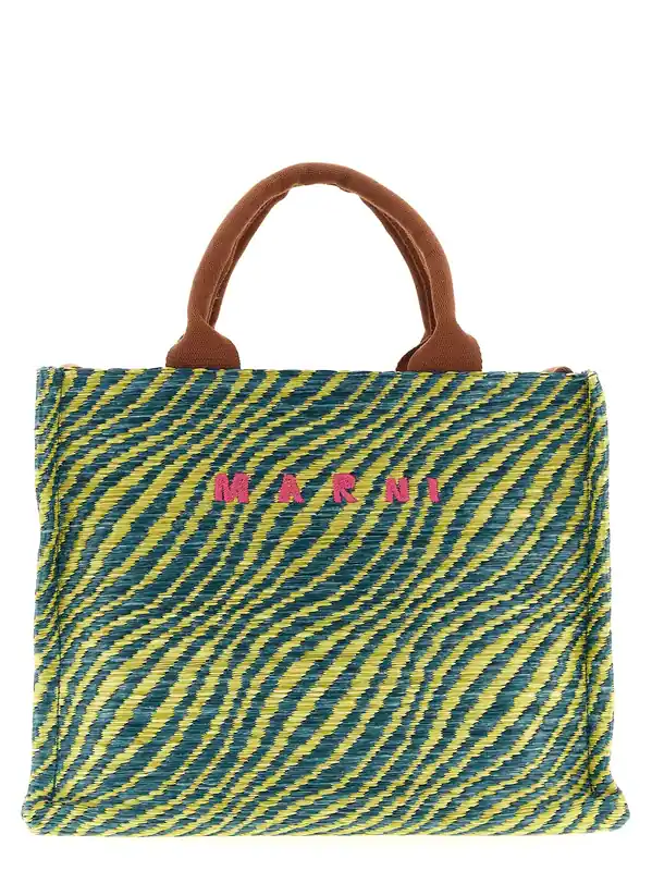Raffia Handbag Hand Bags Multicolor - Marni