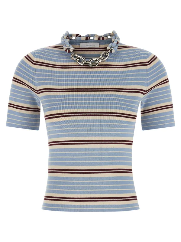 Chain T-Shirt Light Blue