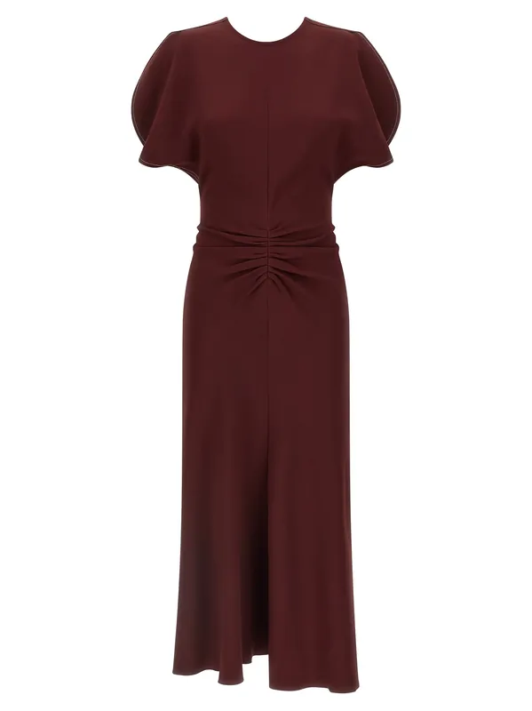 Bela Dresses Bordeaux - Victoria Beckham