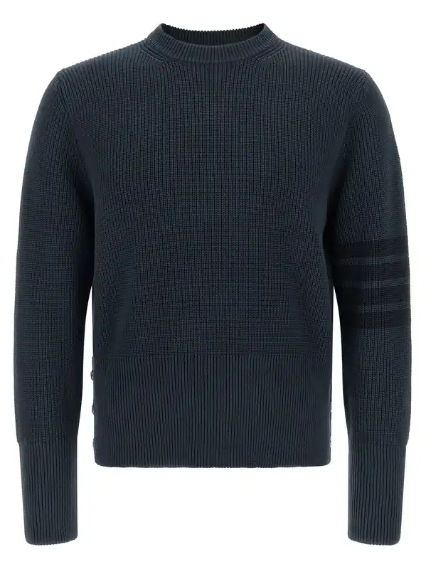 4bar Sweaters And Cardigans Blue - Thom Browne