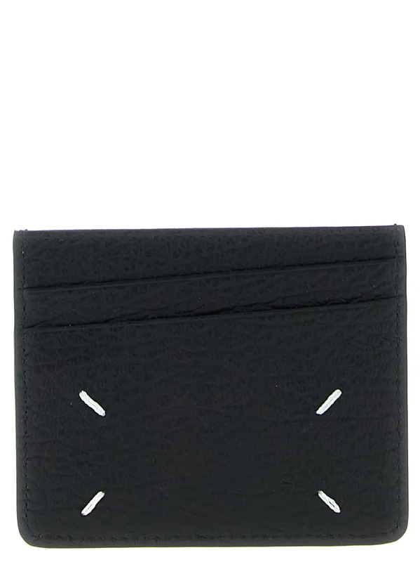 Stitching Wallets And Card Holders Black - Maison Margiela