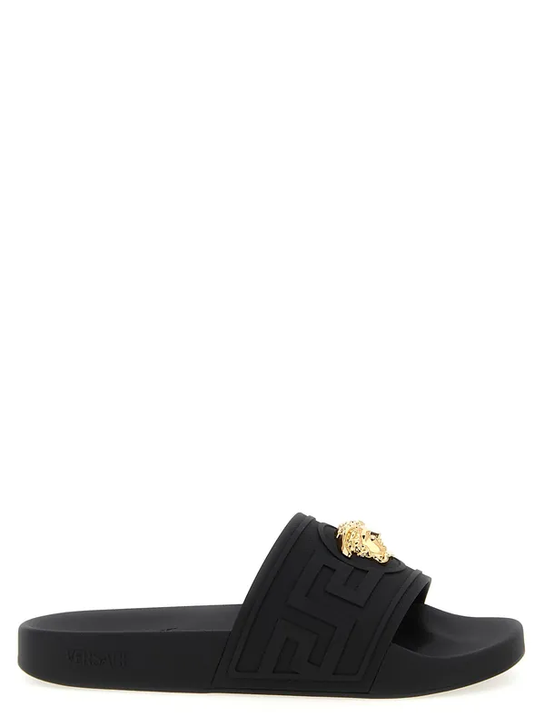 La Medusa Sandals Black - Versace