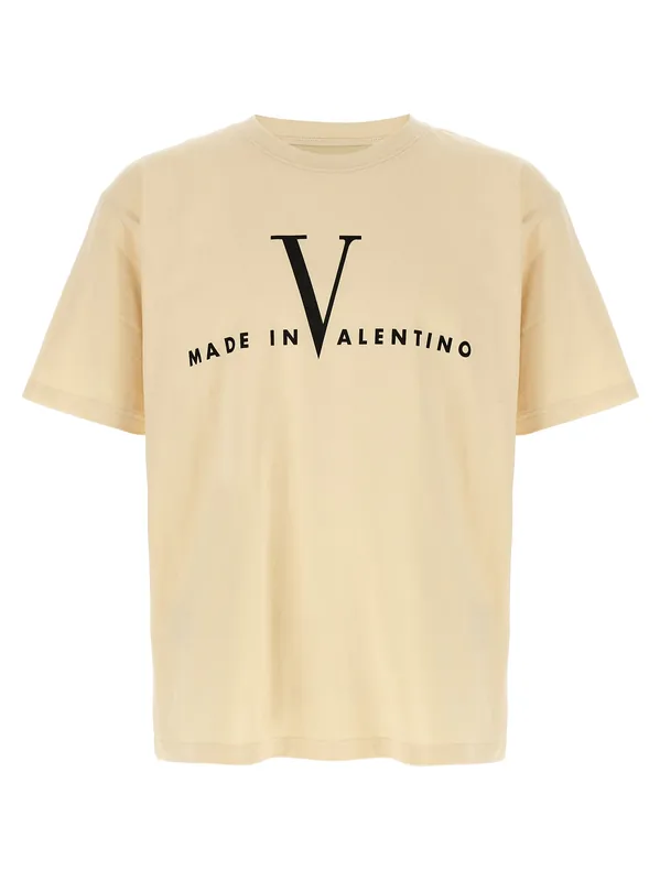 Made In Valentino T-Shirt Beige