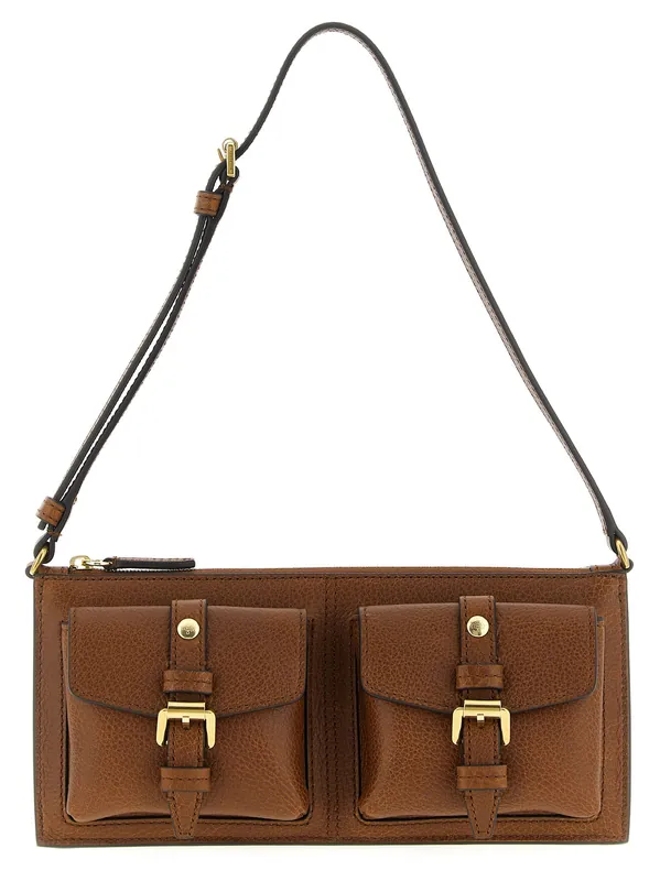 Roxanne Mini Shoulder Bags Brown - Mulberry