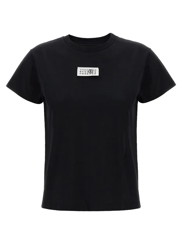 Numeric Signature Mm6 T-Shirt Black