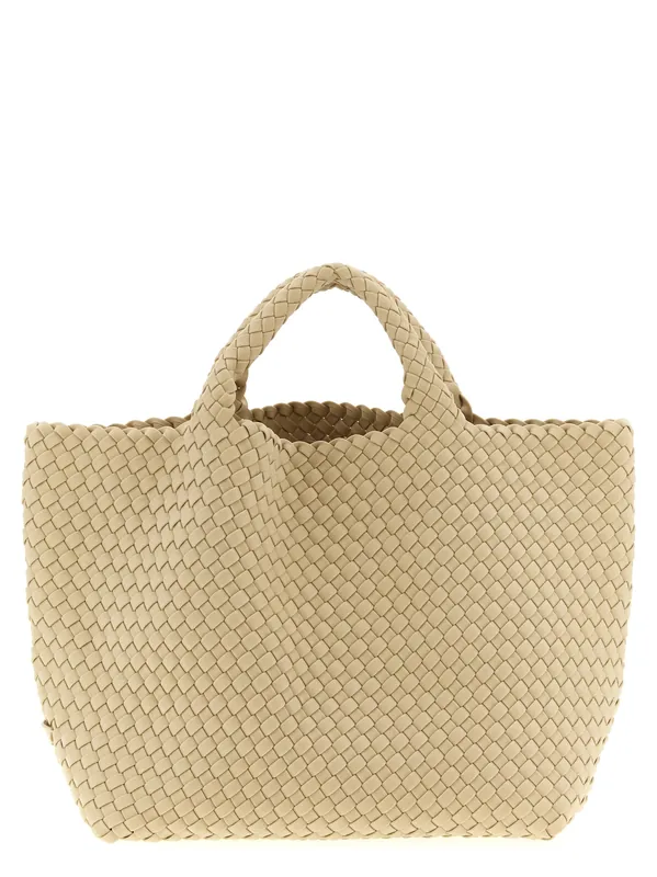 St. Barths Medium Tote Bag Beige - Naghedi
