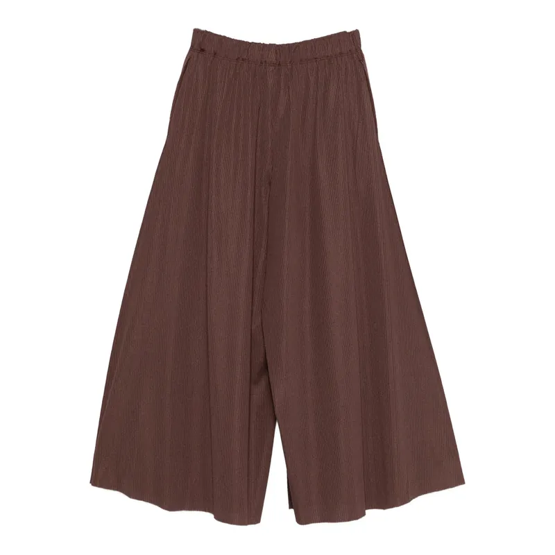 Pants Brown - Pleats Please Issey Miyake