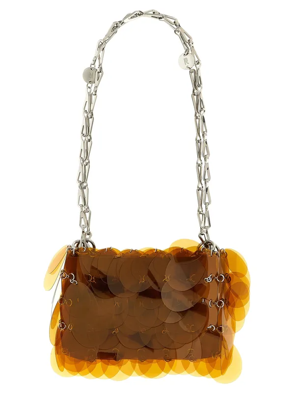 Sparkle Shoulder Bags Orange - Rabanne