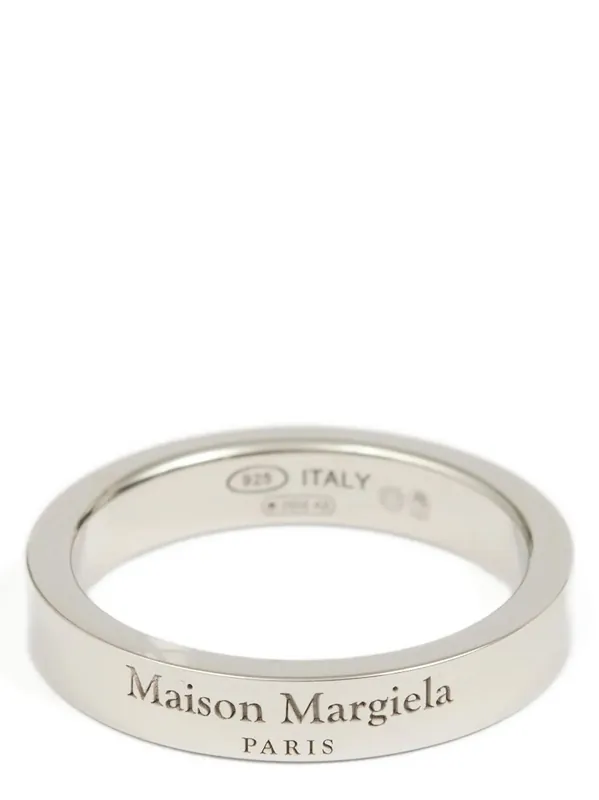 Logo Ring Jewelry Silver - Maison Margiela