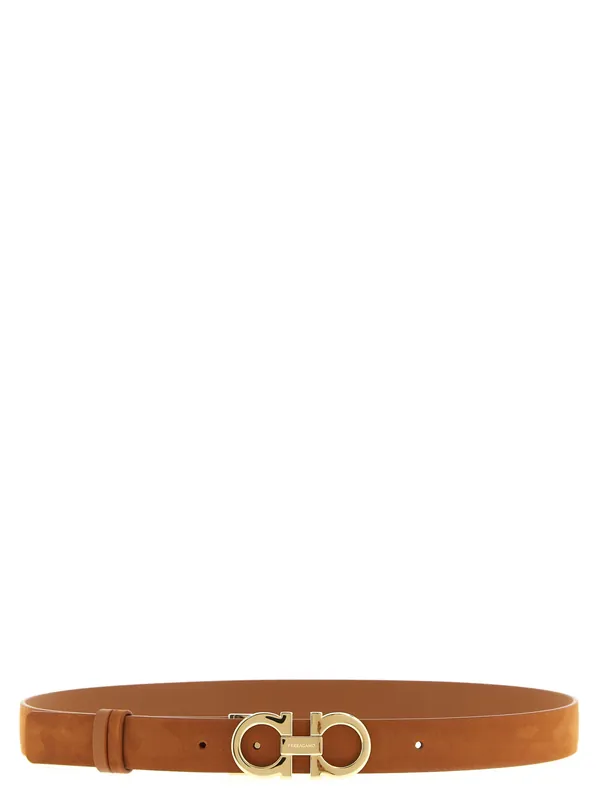 Gancini Belts Brown - Ferragamo