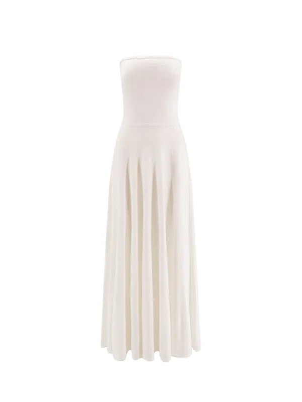 Linen Blend Maxi Dress - Alaïa