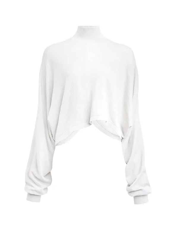 Batwing Linen Sweater - Alaïa