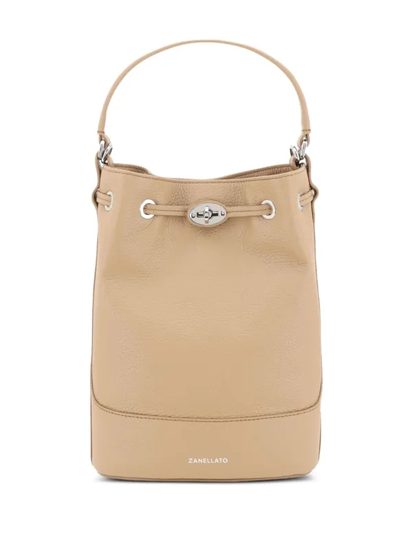 Monda' Daily Small Leather Bucket Bag - Zanellato