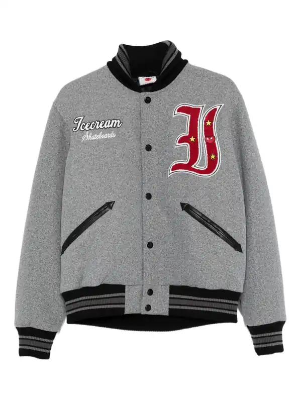 Cotton Bomber Jacket - Icecream