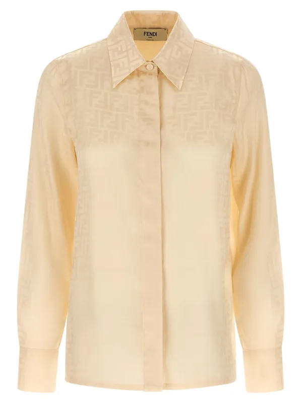 Ff Shirt And Blouse White - Fendi