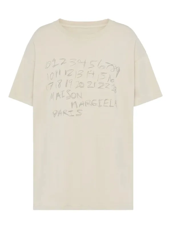 Numerical Cotton T-Shirt