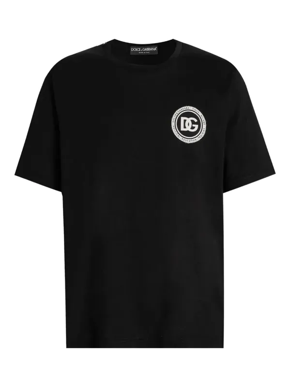 Cotton T-Shirt With Patch