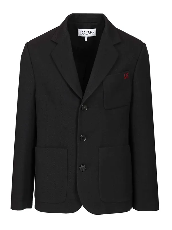 Wool Jacket Jackets Blue - Loewe