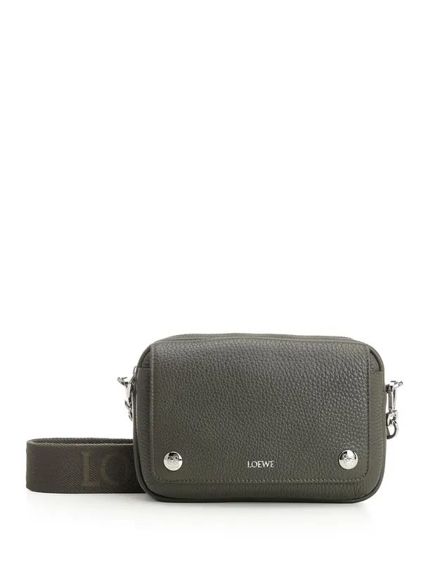 Messenger Pebble Crossbody Bags Green - Loewe