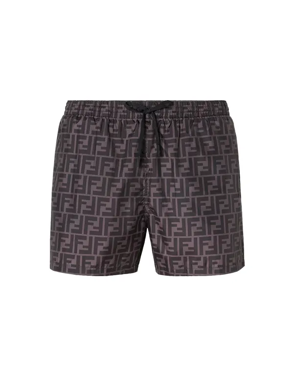 Ff Nylon Swim Trunks - Fendi