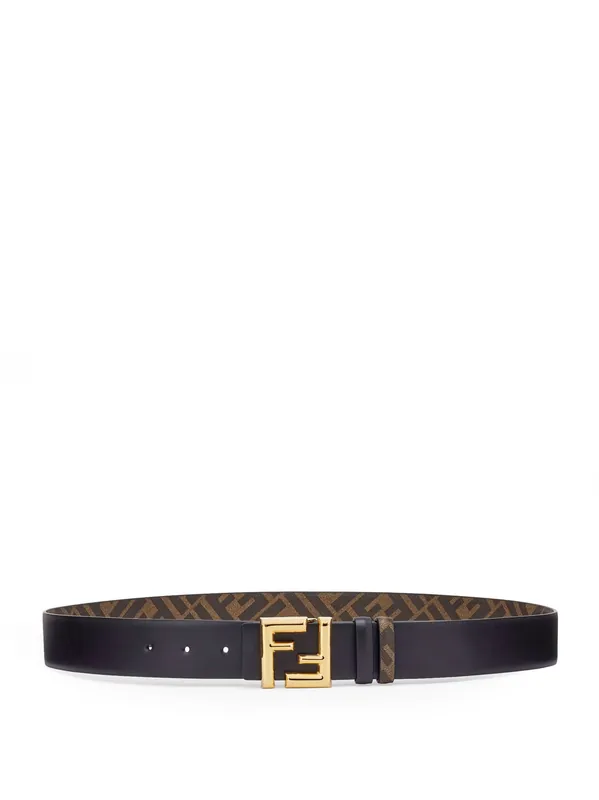 Rounded Reversible Belt - Fendi