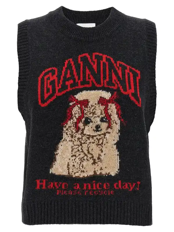 Dog Gilet Black - Ganni