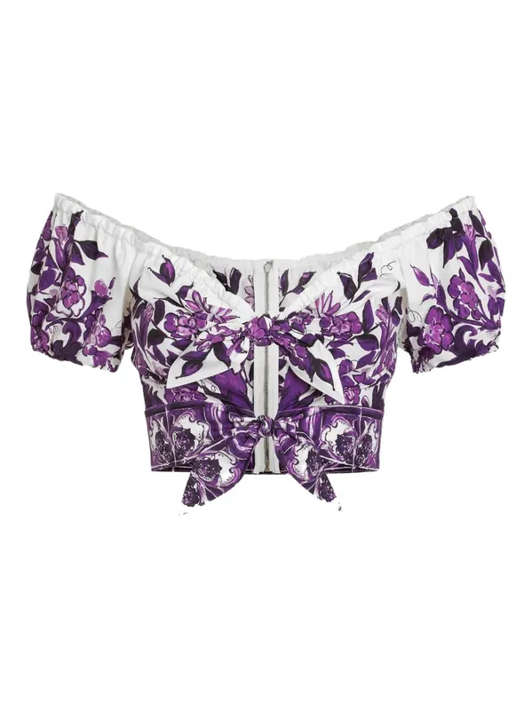 Majolica Print Blouse - Dolce & Gabbana