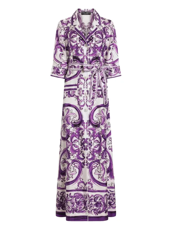 Printed Midi Dress - Dolce & Gabbana