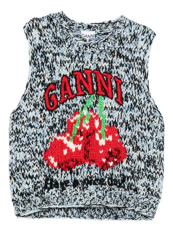 Wool Vest - Ganni
