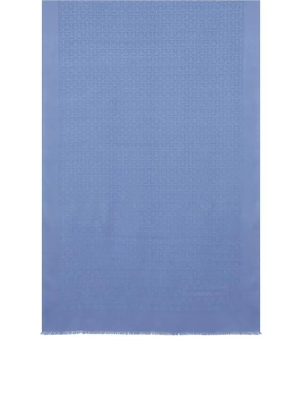 Gancini Silk And Wool Stole - Ferragamo