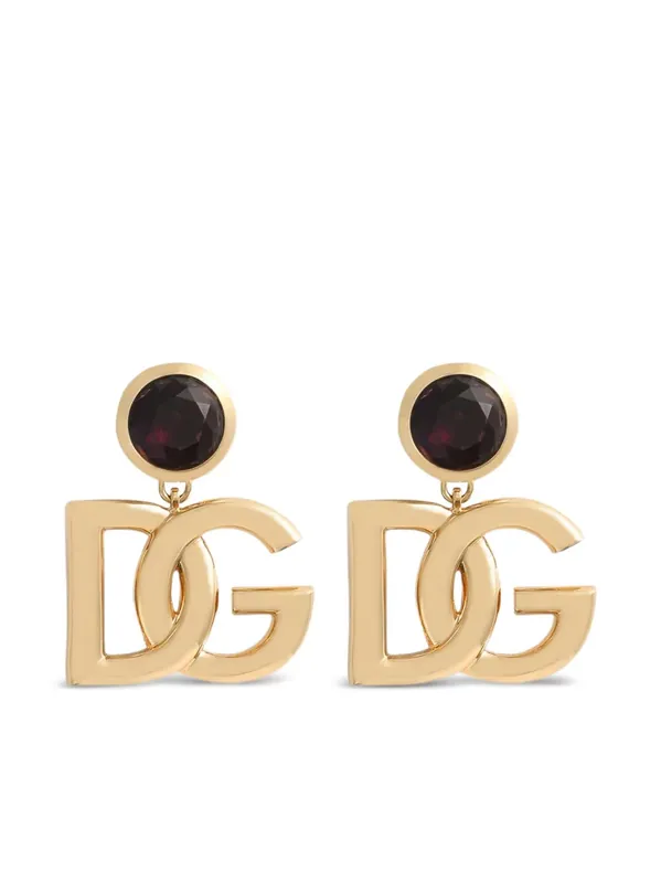 Logo Plaque Earrings - Dolce & Gabbana