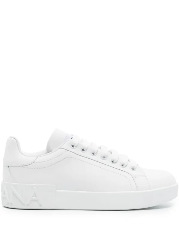 Portofino Leather Sneakers - Dolce & Gabbana