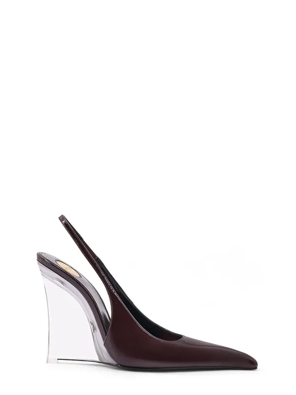 Miller 110 Patent Leather Slingback DéColleté - Saint Laurent