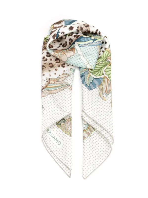 Cheetahs Scarves And Foulards Multicolor - Ferragamo
