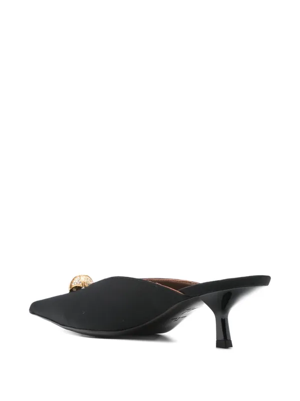 Carole Leather Mules - Giuseppe Zanotti