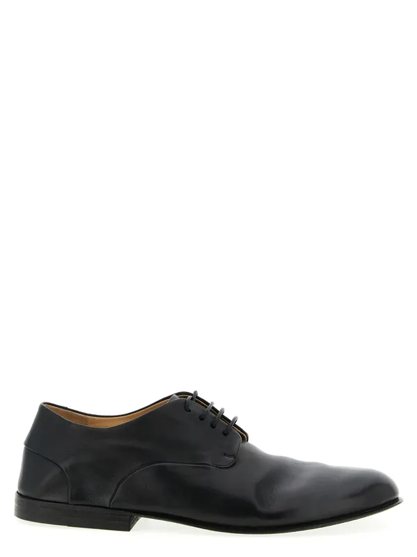 Stucco Lace Up Shoes Black - Marsèll