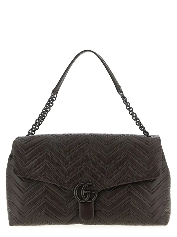 Gg Marmont Shoulder Bags Brown - Gucci