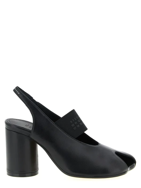 Anatomic Numeric Pumps Black - MM6 Maison Margiela