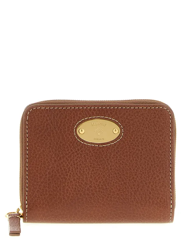 Zip Around Wallets And Card Holders Brown - Mulberry