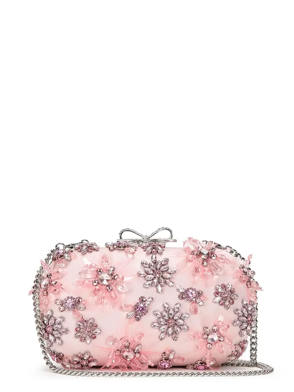 Clutch Bag With Crystals - Self-Portrait