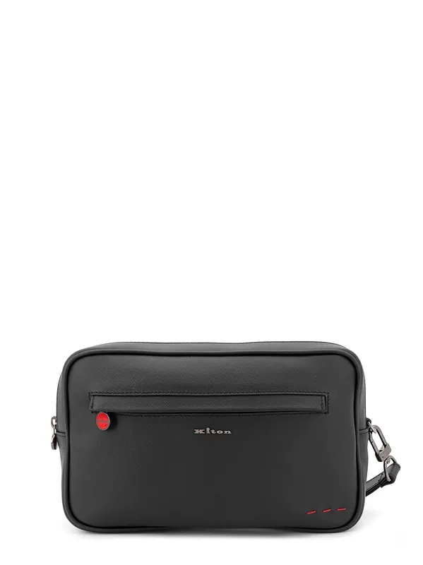 Leather Clutch - Kiton