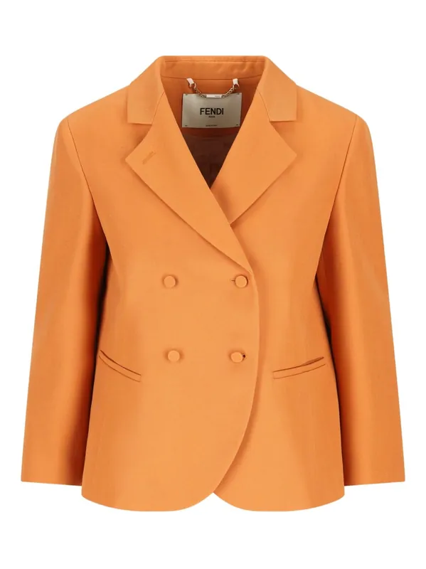 Wool Double-Breasted Jacket
