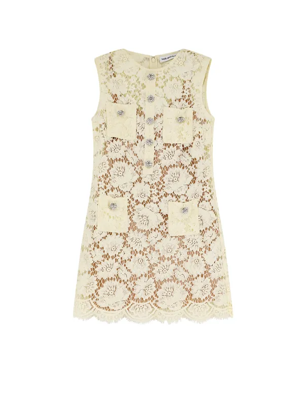 Lace Mini Dress - Self-Portrait