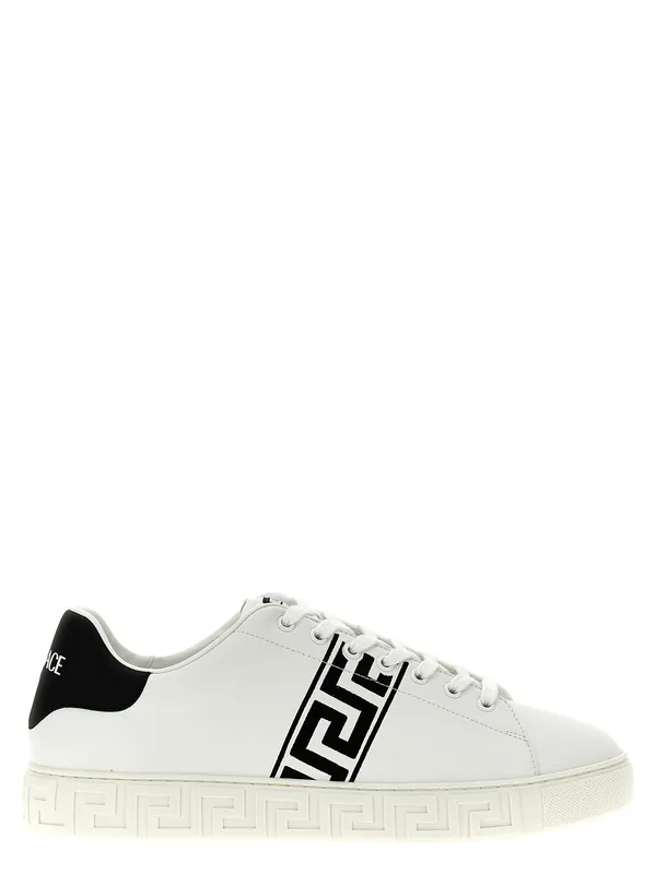 Greca Sneakers White/Black - Versace
