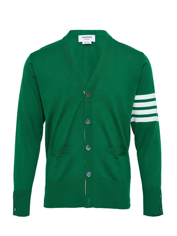 Striped Cardigan - Thom Browne