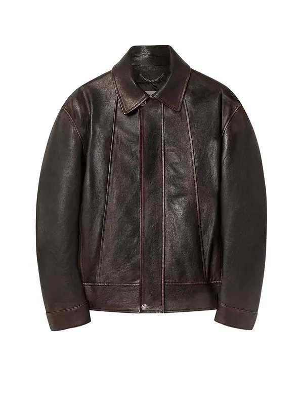 Prince Leather Bomber - Golden Goose