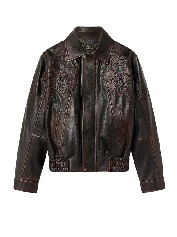 Palmer Leather Jacket - Golden Goose