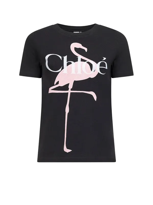 Cotton T-Shirt With Print