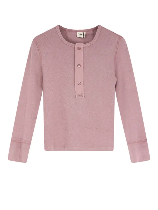 Ribbed Cotton T-Shirt