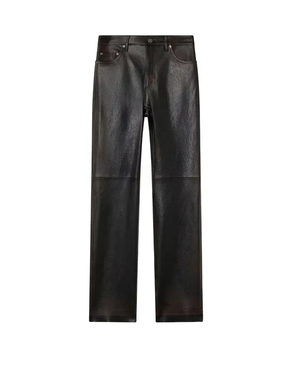 Peg Leather Trousers - Golden Goose